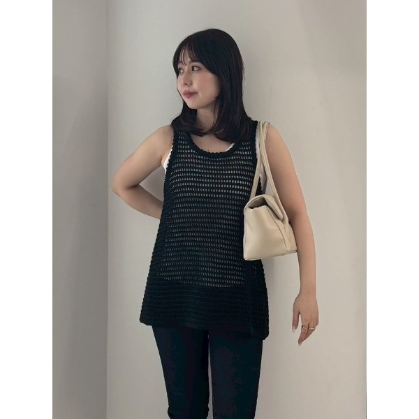 Mila Owen(ミラ オーウェン)のニュース | 【Mila Owen】メッシュ編みのタンクと、リブ素材のタンクのセットアイテム