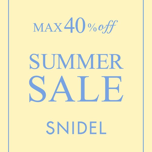 SNIDEL(スナイデル)のニュース | SNIDEL(スナイデル）の SALE(セール)のアイテム