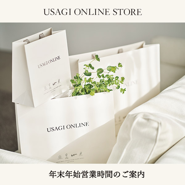 ［USAGI ONLINE STORE 年末年始営業時間のご案内］