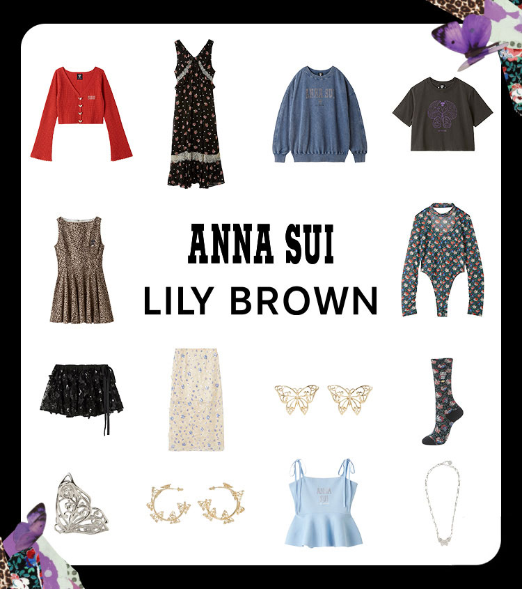 LILY BROWN(リリー ブラウン)のニュース | 【Coming soon】ANNA SUI LILY BROWN Featuring ANJI IKEHATA