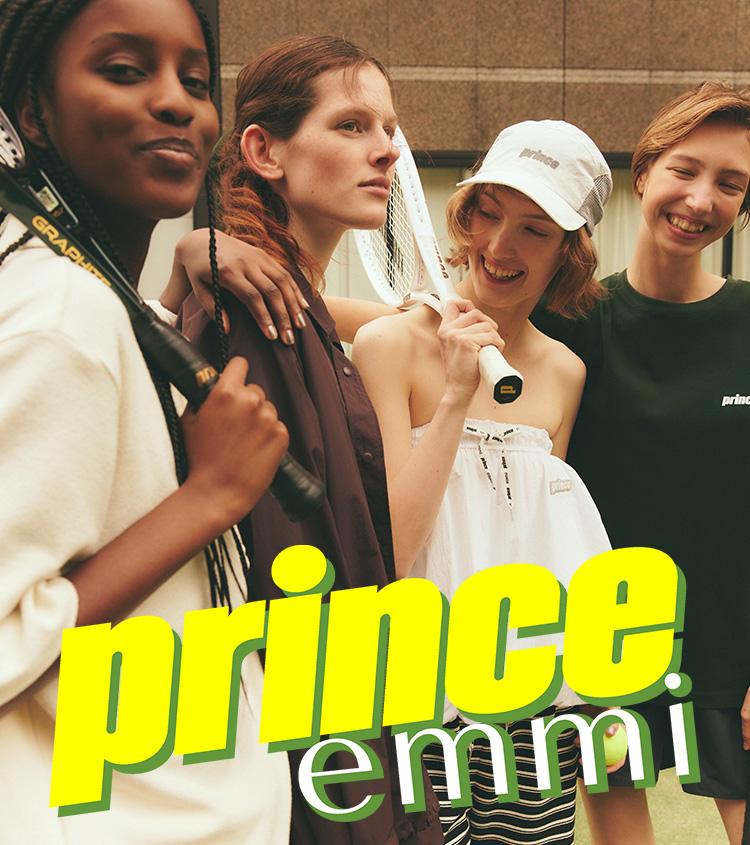 emmi(エミ)のニュース | emmi｜Prince テニス用品の老舗メーカー「Prince」と初のエクスクルーシブコレクション。
