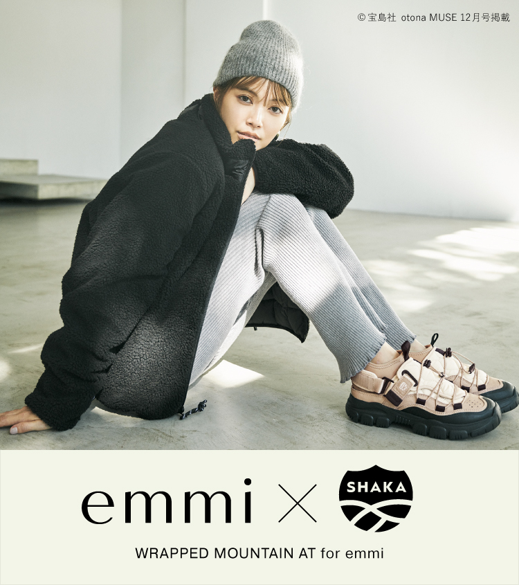 emmi(エミ)のニュース | 【emmi × SHAKA】雪をイメージしたカラーリングのコラボレーションモデル販売開始！