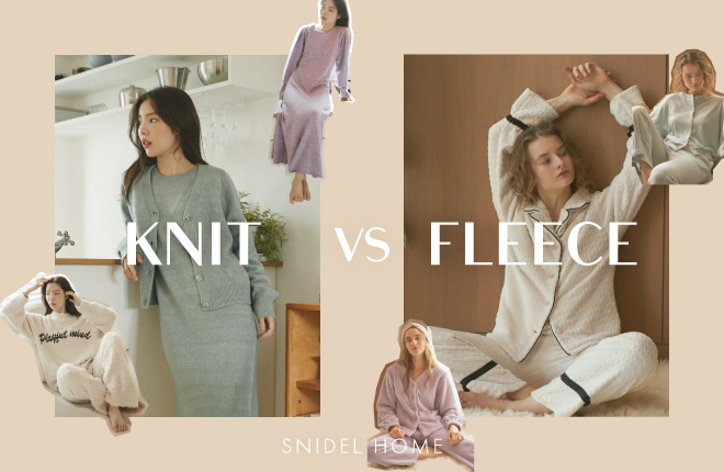 KNIT　VS　FLEECE