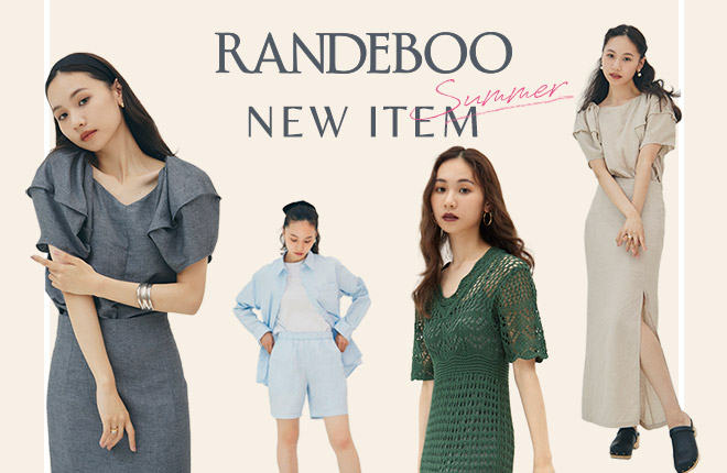 RANDEBOO NEW ITEMS