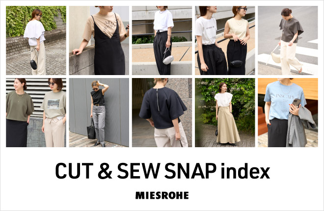 MIESROHE CUT＆SEW SNAP