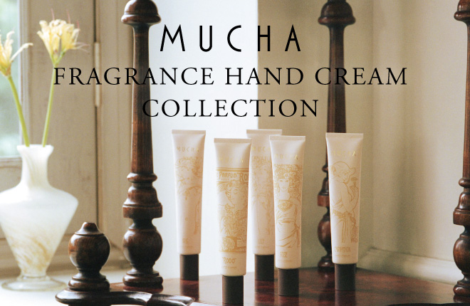 MUCHA FRAGRANCE HAND CREAM COLLECTION