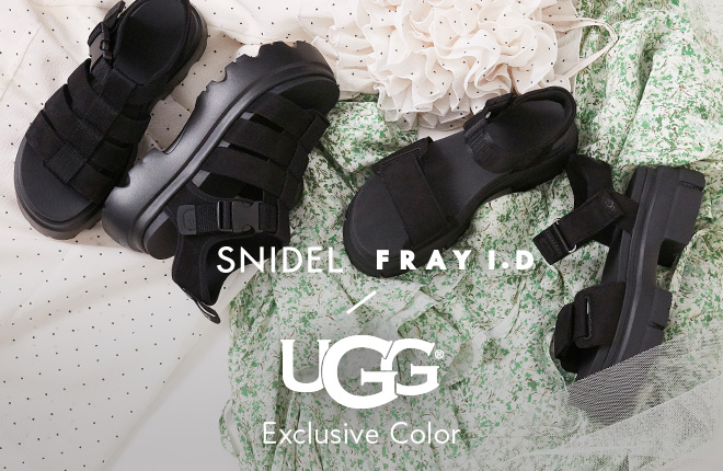 「SNIDEL(スナイデル)」、「FRAY I.D(フレイアイディー)」から、「UGG(アグ)」のエクスクルーシブカラーが登場！