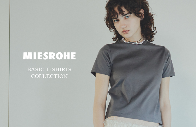 MIESROHE   2024BASIC T-SHIRTS COLLECTION