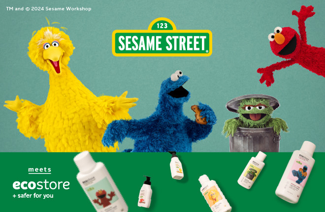 SESAME STREET meet ecostore