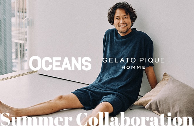 OCEANS GELATO PIQUE HOMME Summer Collaboration