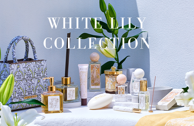 MUCHA WHITE LILY COLLECTION