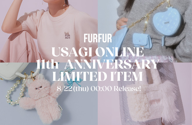 FURFUR USAGI ONLINE 11th Anniversary LIMITED ITEMS