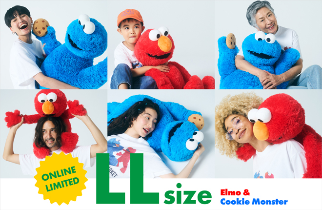 【SESAME STREET MARKET】＼ONLINE限定／LL Size ぬいぐるみ