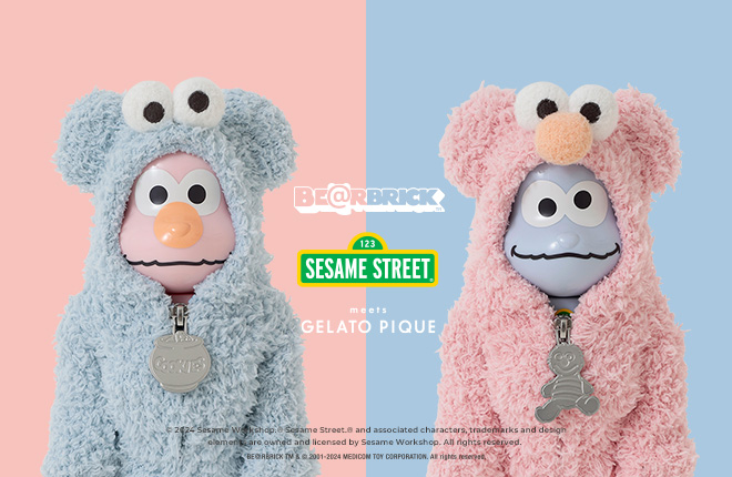 【BE@RBRICK × SESAME STREET × GELATO PIQUE】