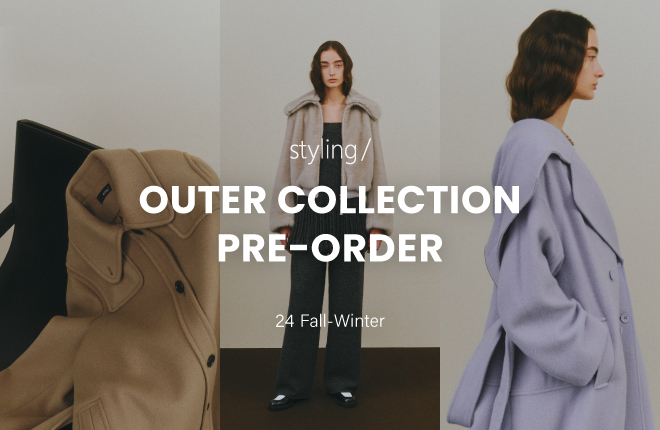 OUTER COLLECTION 24 Fall-Winter PRE-ORDER