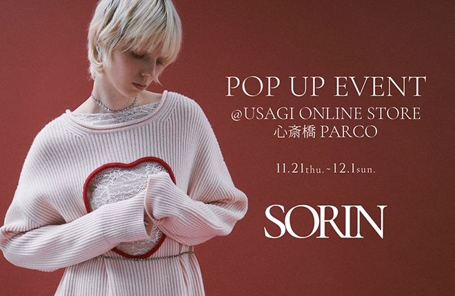 【大阪】心斎橋PARCO・USAGI ONLINE STOREにてPOPUPイベント開催が決定