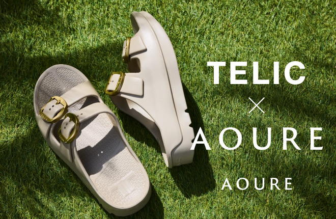 TELICとAOUREのコラボレーション。リカバリーサンダルが登場！