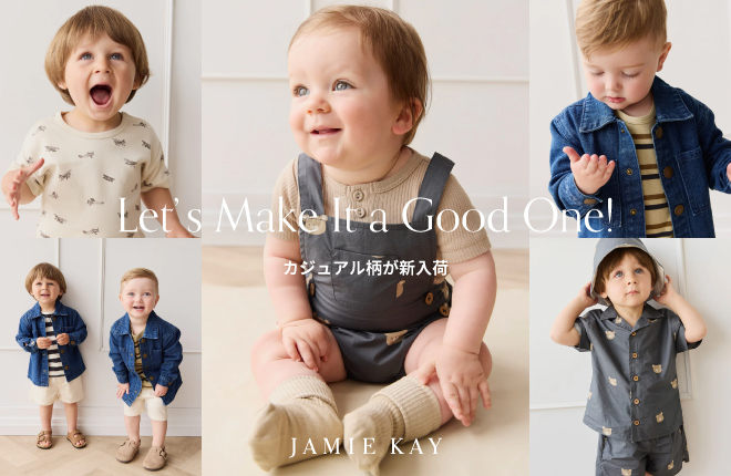 ジェイミーケイ　男の子も着られる新作入荷！