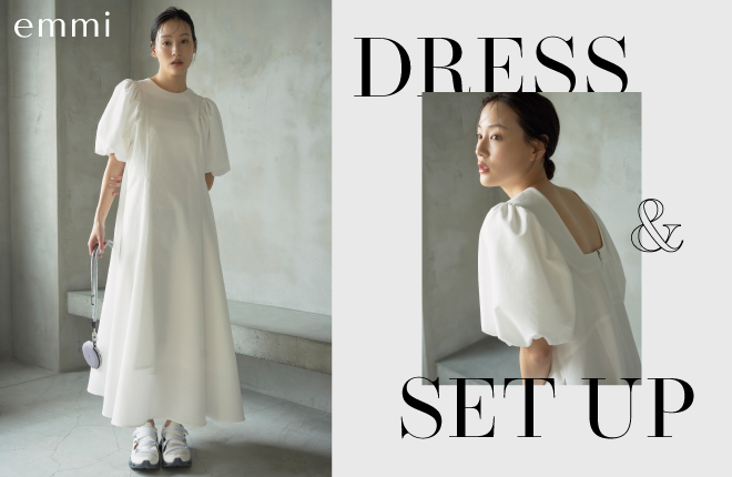 emmi SUMMER DRESS＆SET UP COLLECTION
