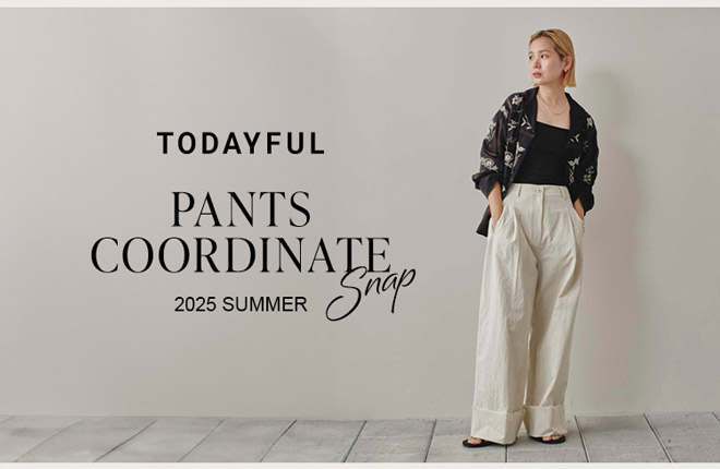 TODAYFUL -2025SS Pants Items Coordinate-