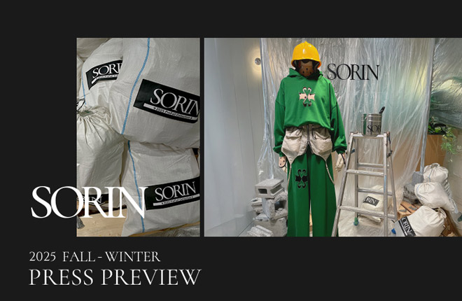 SORIN ＜近日発売＞25'SS PRE-FALL展示会レポート