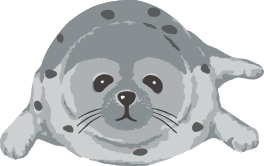 アザラシイラスト画像