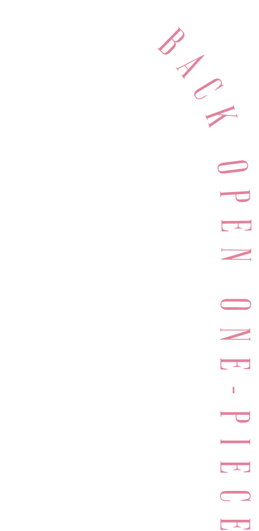 BACK OPEN ONE-PIECE