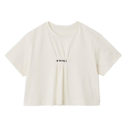 【USAGI限定カラー】【emmi×PlaX（TM）】クロップドemmiロゴＴシャツ商品画像