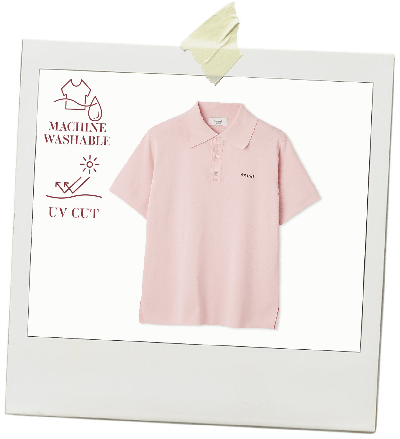                        MACHINE WASHABLE                       UV CUT                       