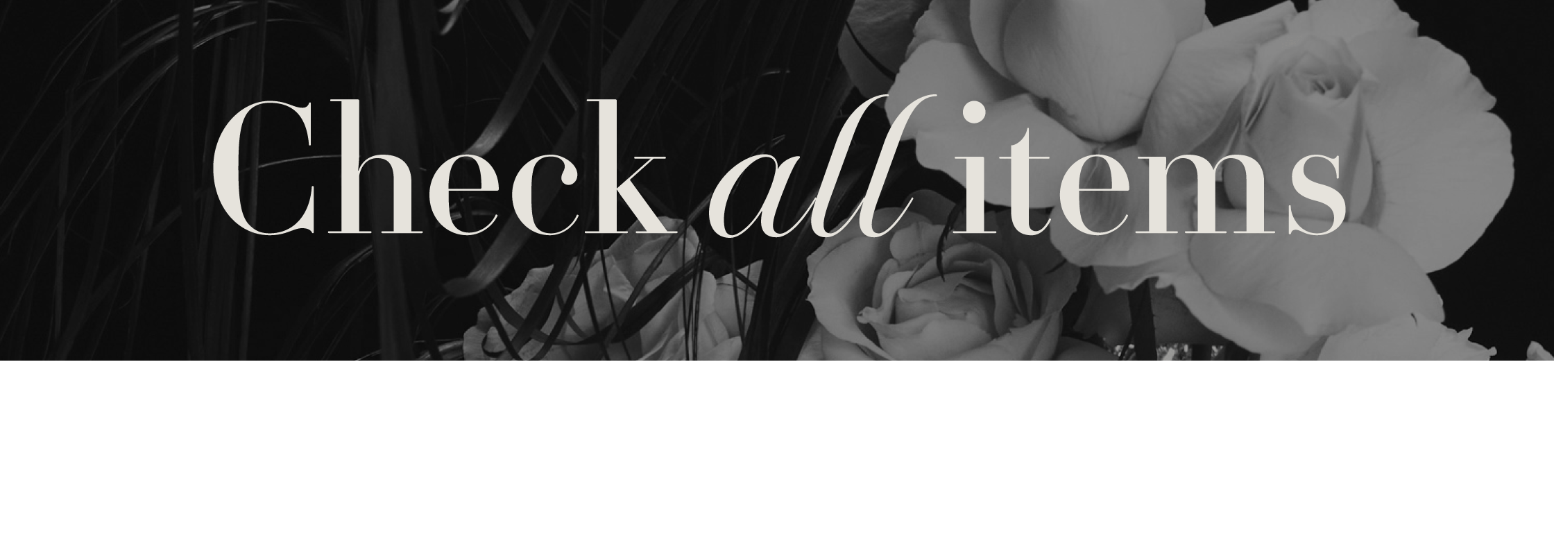 Check all items