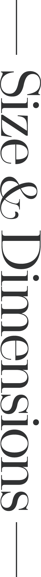 Size & Dimensions