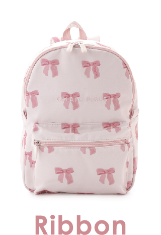                               子供リュック「リボン柄」                               Ribbon