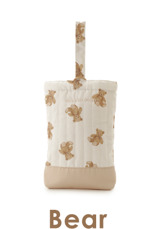                              上履き入れ「クマ柄」                             Bear