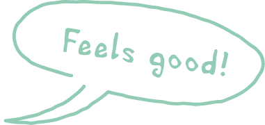 feels good!