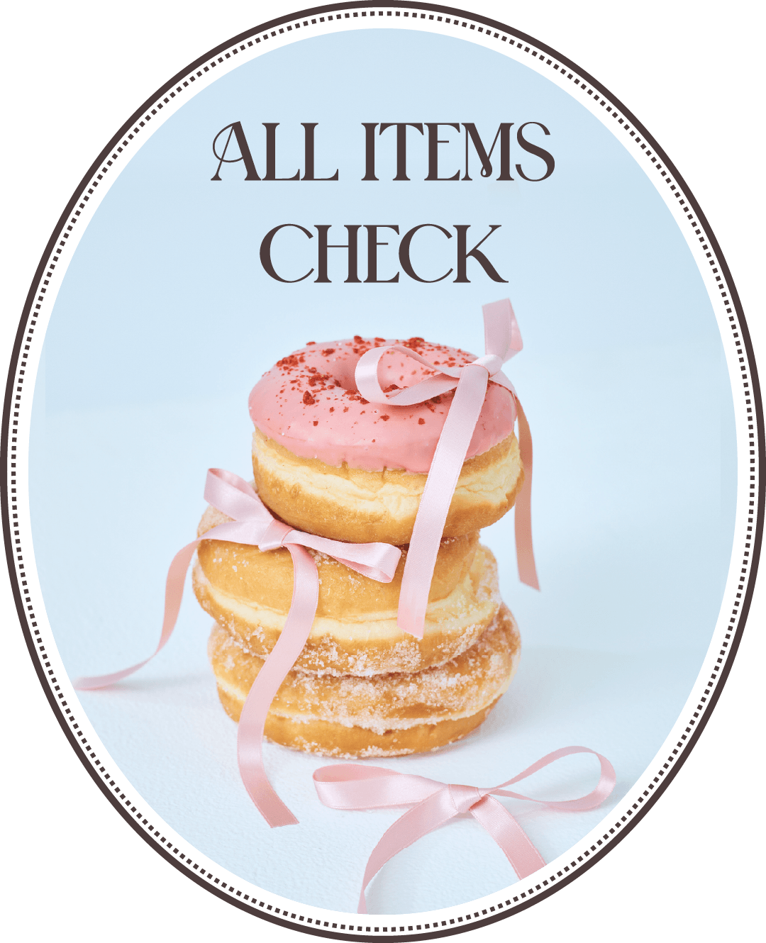 ALL ITEMS CHECK